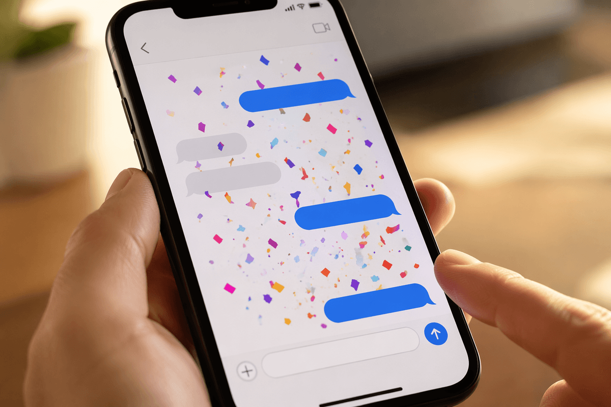 Want your tone to land? Add a quick message effect